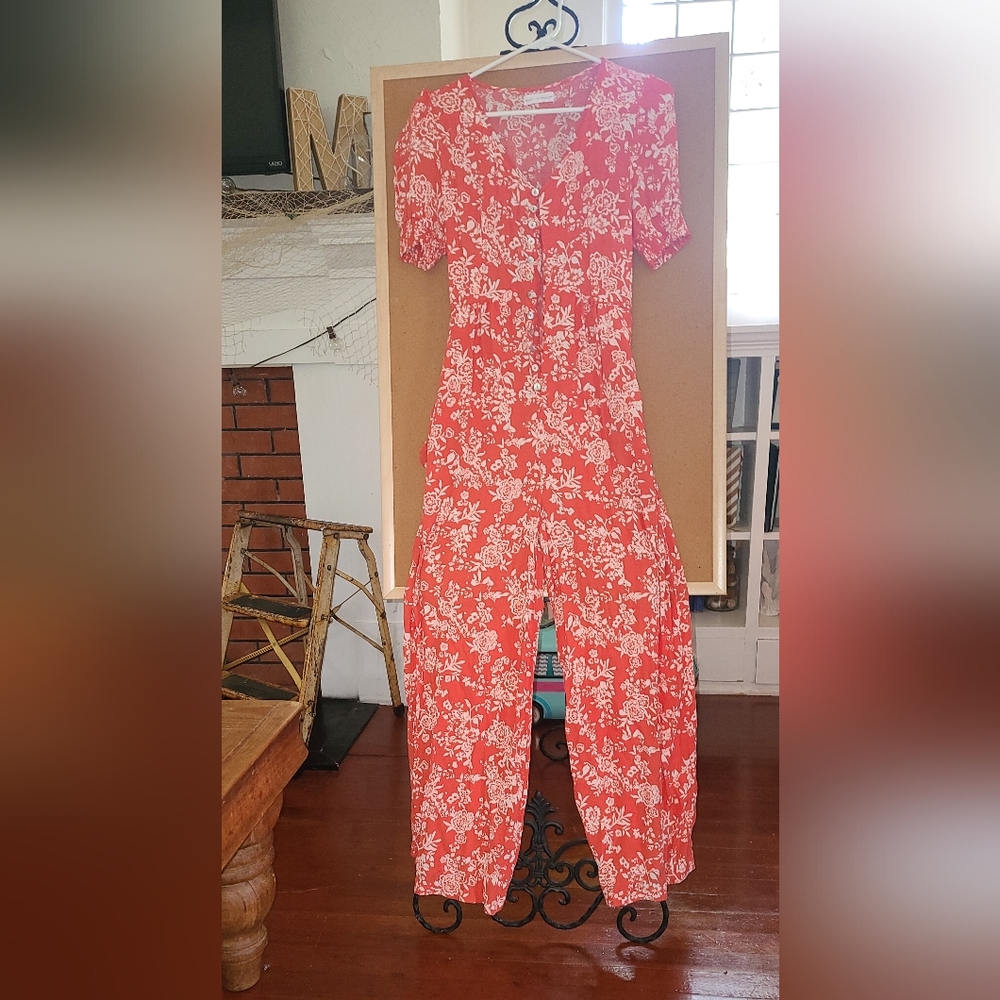 Orange romper
